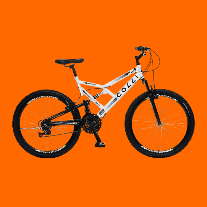 Bicicleta Gps 148 Dupla Suspensão E Freios V-Brake Aro 26 - Colli Bike Bicicleta Gps 148 Dupla Suspensão E Freios V-Brake Aro 26 - Colli Bike