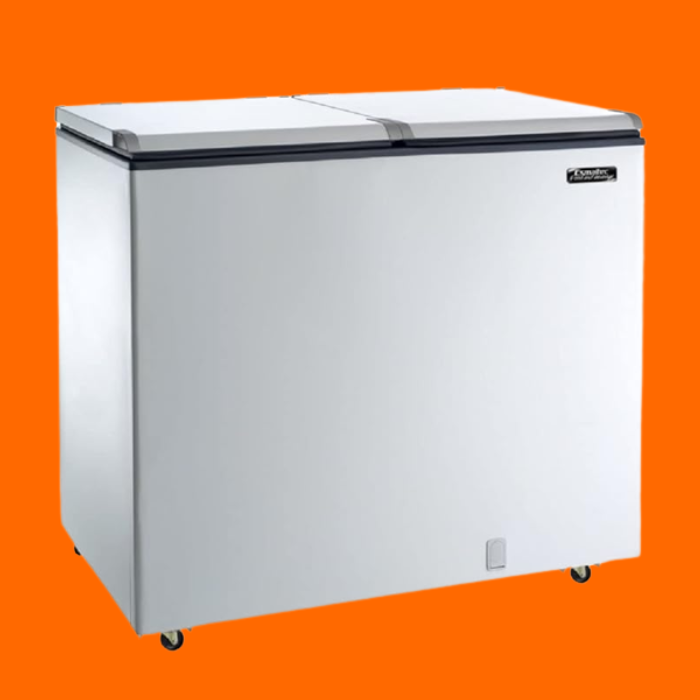 Freezer/Conservador Horizontal Esmaltec Ech350 Branco 325L Tripla Ação - Esmaltec Freezer/Conservador Horizontal Esmaltec Ech350 Branco 325L Tripla Ação - Esmaltec