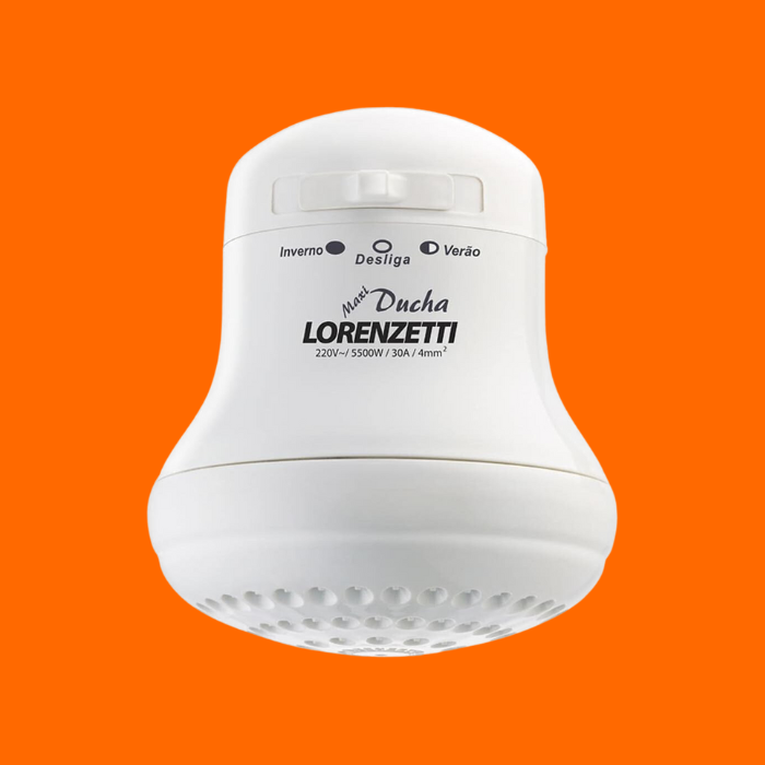 Maxi Ducha 220V 5500W, Lorenzetti, 7530275, Branco, Pequeno