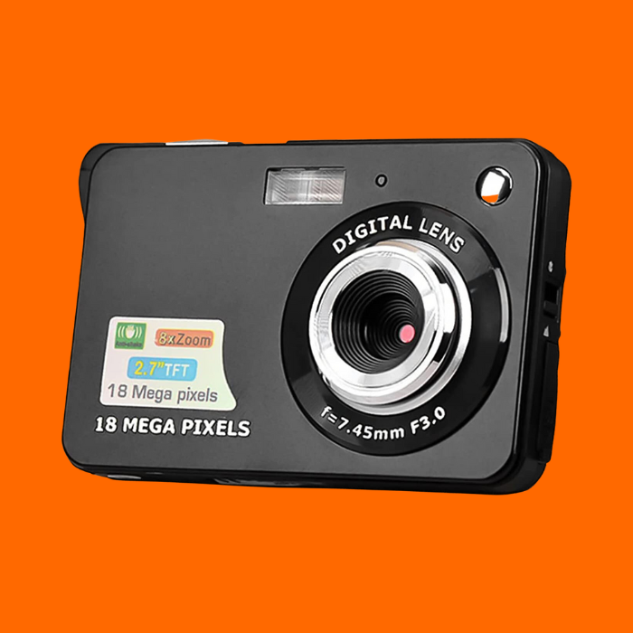 Câmera Digital Mini Câmera De Bolso 18Mp - 2,7 Polegadas Tela LCD - Kiboule