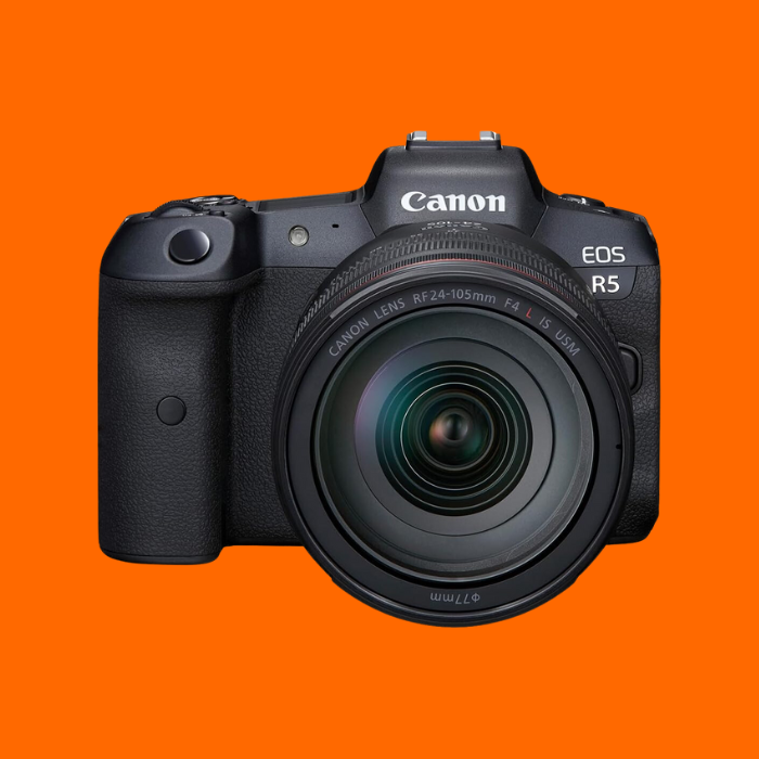  Canon 7540 Câmera Digital Eos R5 Sem Espelho Com Lente 24-105 Mm, F/4L