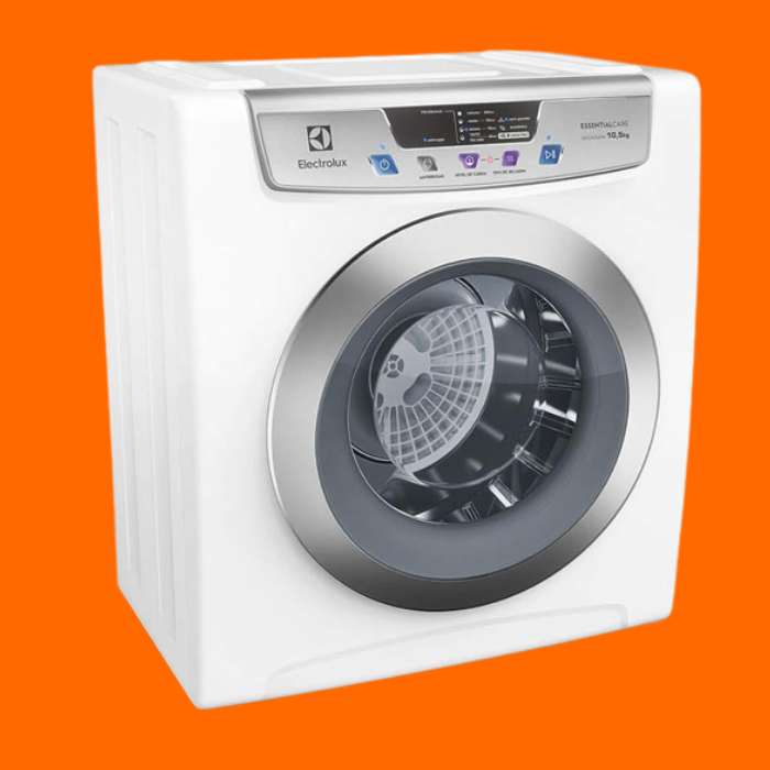 Secadora De Roupas De Parede E Piso Electrolux 10,5Kg Branca Essential Care Compacta Turbo