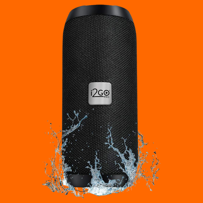 Caixa De Som Bluetooth Essential Sound Go I2Go 10W Rms Resistente À Água, Preto