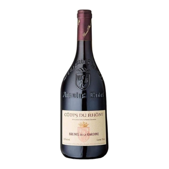 Vinho Tinto Brunel De La Gardine Côtes Du Rhône Imagem Com Vinho Tinto Brunel De La Gardine Côtes Du Rhône