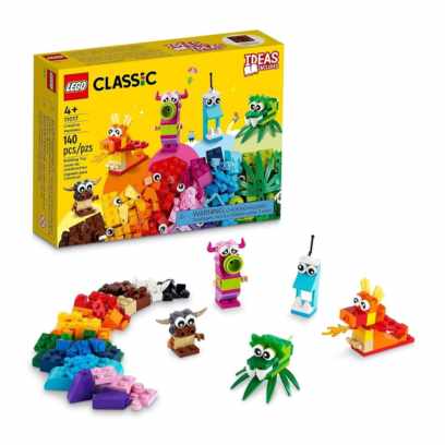 Imagem Com 11017 Lego® Classic Monstros Criativos; Kit De Construção Com 5 Brinquedos Para Crianças (140 Peças)