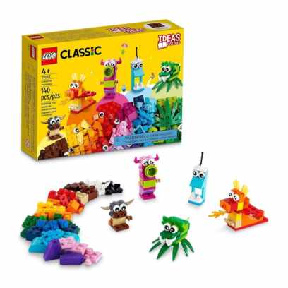 Top 5 Melhores Lego Infantis Para Presentear Seus Filhos! Imagem Com 11017 Lego® Classic Monstros Criativos; Kit De Construção Com 5 Brinquedos Para Crianças (140 Peças)