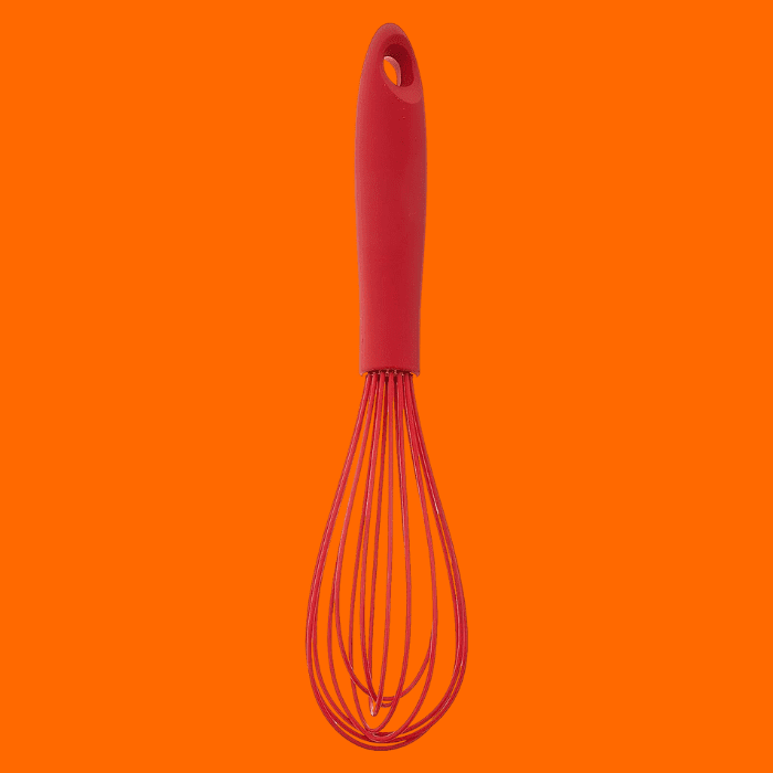 Batedor Manual Fio Silicone Com Cabo Em Pp 31Cm Weck Vermelho Batedor Manual Fio Silicone Com Cabo Em Pp 31Cm Weck Vermelho