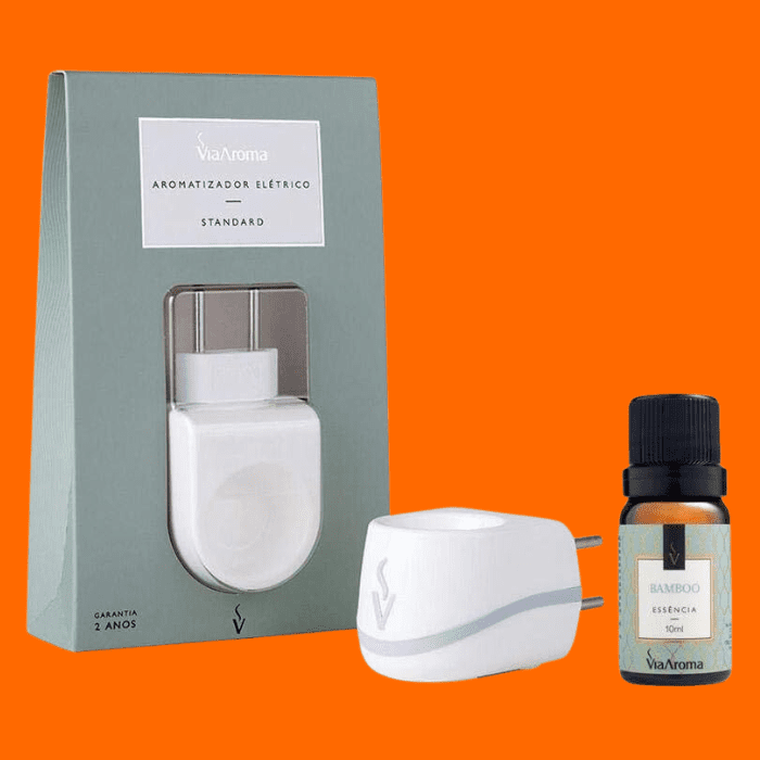 Aromatizador Elétrico Difusor Via Aroma Standard Luxo Branco Aromatizador Elétrico Difusor Via Aroma Standard Luxo Branco