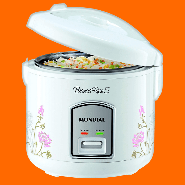 Panela Elétrica De Arroz Bianca Rice 5–Mondial Panela Elétrica De Arroz Bianca Rice 5–Mondial