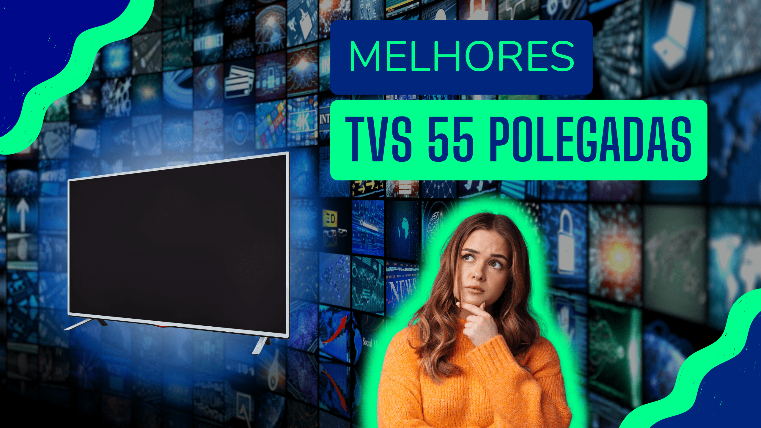 TOP 6: Melhores TVs 55 Polegadas do Mercado! Confira!
