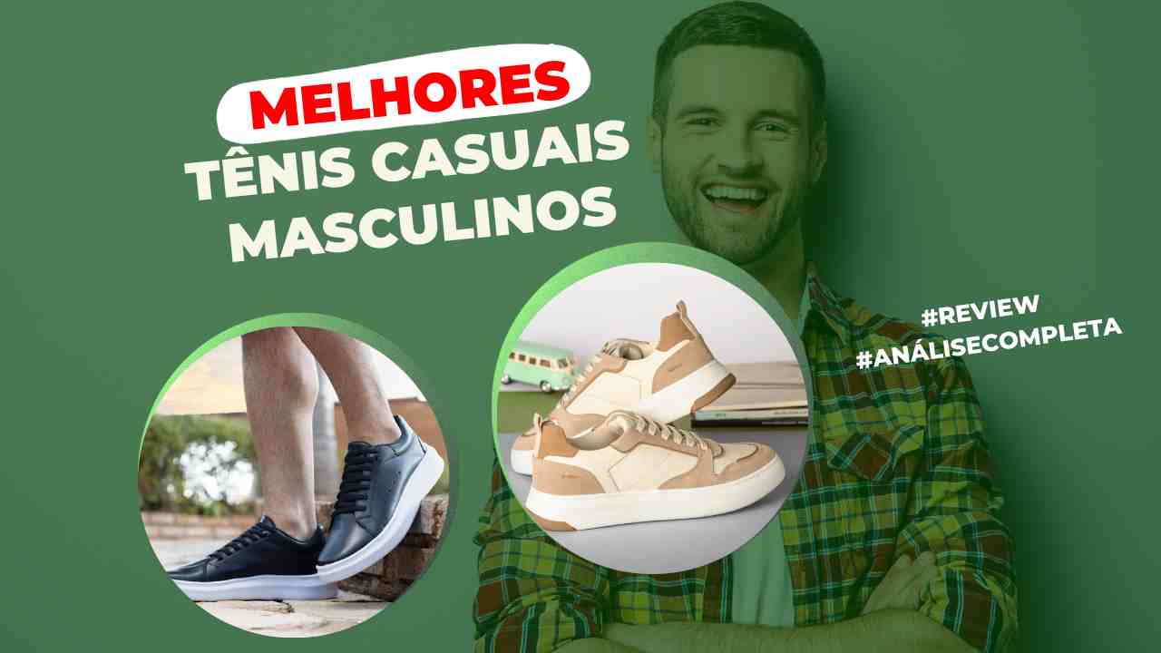 Melhores tênis casuais masculinos