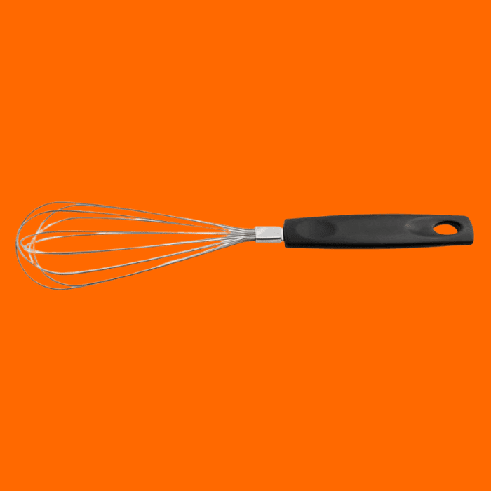 Batedor Manual Fio Asti Prt, Brinox, Aço Inox, 30 Cm Batedor Manual Fio Asti Prt, Brinox, Aço Inox, 30 Cm