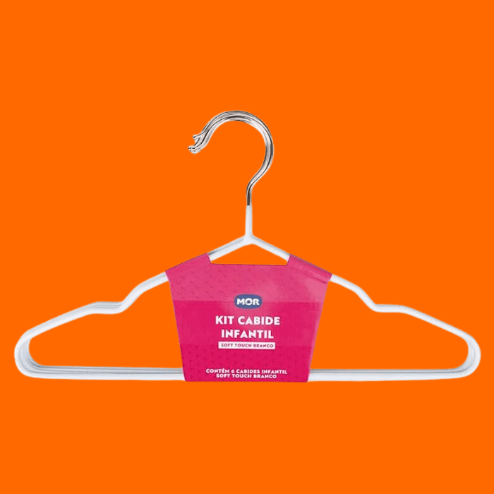 Kit - Cabide Infantil Soft Touch Branco Kit - Cabide Infantil Soft Touch Branco