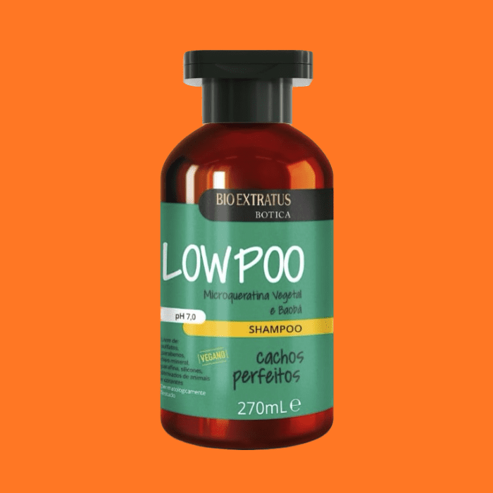 Shampoo Low Poo Bio Extratus Botica Cachos Perfeitos