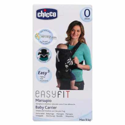 Canguru Para Bebês Easy Fit Preto Chicco Imagem Com Canguru Para Bebês Easy Fit Preto Chicco