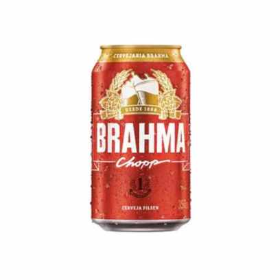 Imagem Com Cerveja Brahma Chopp, Pilsen, 350Ml, Lata