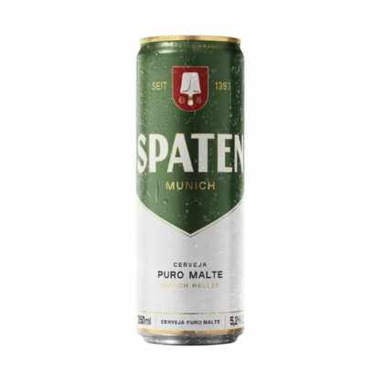 Imagem Com Cerveja Spaten, Puro Malte, 350Ml, Lata