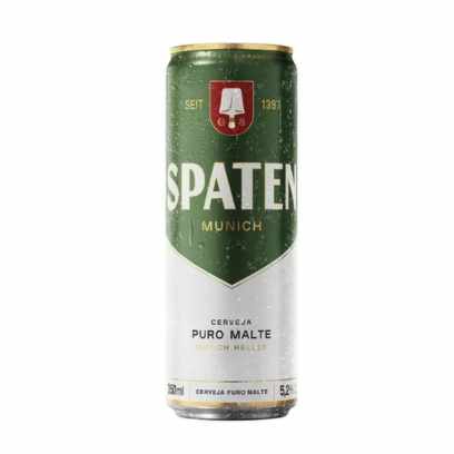 Saiba Quais São As 6 Melhores Cervejas Baratas Do Mercado! Imagem Com Cerveja Spaten, Puro Malte, 350Ml, Lata