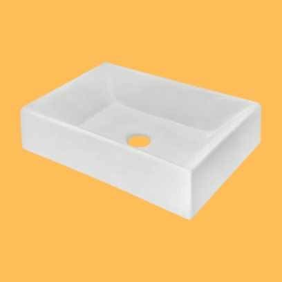 Cuba Pia Para Banheiro Retangular Torino Branco Docelar Imagem Com Cuba Pia Para Banheiro Retangular Torino Branco Docelar