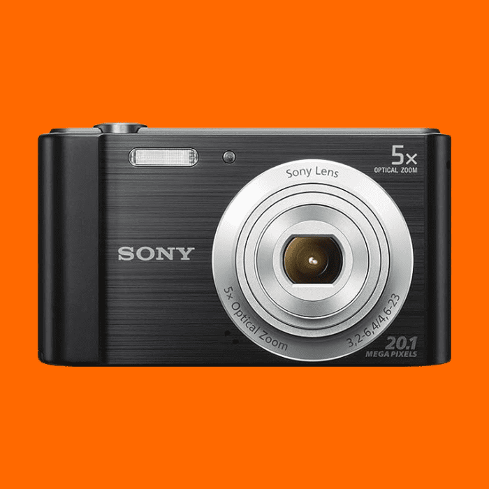 Câmera Digital Sony Cyber-Shot Dsc-W800 Preta