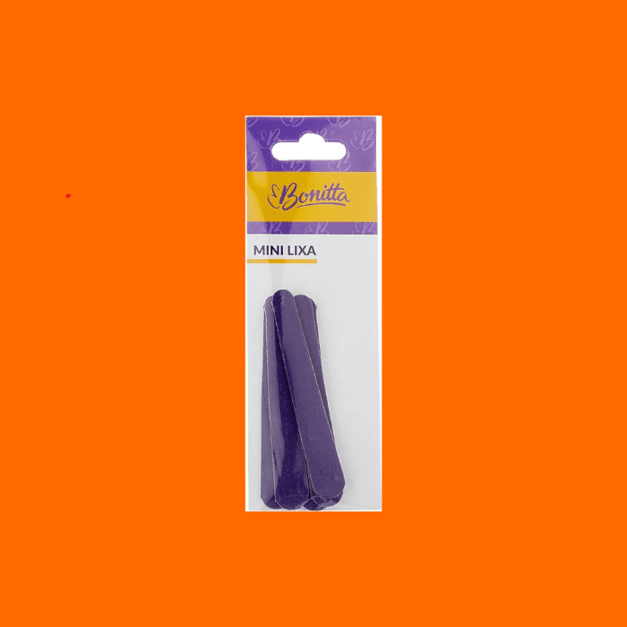 Mini Lixas De Bolsa Para Unhas, Pacote Com 6 Unidades, 602Bt, Lilás - Bonitta Mini Lixas De Bolsa Para Unhas, Pacote Com 6 Unidades, 602Bt, Lilás - Bonitta