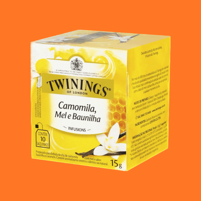 Twinings - Chá de Camomila, mel e baunilha