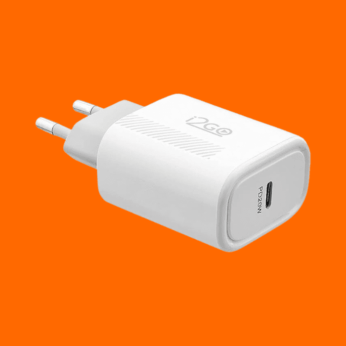 Carregador De Parede Ultra Rápido I2Go Pro, Branco Carregador De Parede Ultra Rápido I2Go Pro, Branco
