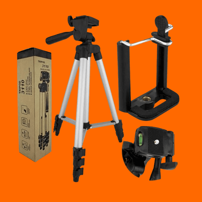 Tripé Telescópico Profissional P/Câmera/Celular Tripod 3110 Tripé Telescópico Profissional P/Câmera/Celular Tripod 3110