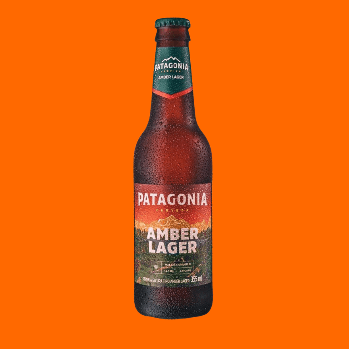 Cerveja Patagonia Amber Lager 355 Ml Long Neck Cerveja Patagonia Amber Lager 355 Ml Long Neck