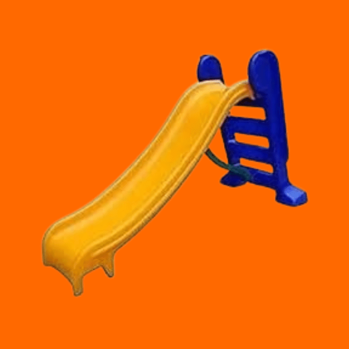 Escorregador Infantil Plástico - Médio 3 Degraus Amarelo C/ Azul Escorregador Infantil Plástico - Médio 3 Degraus Amarelo C/ Azul