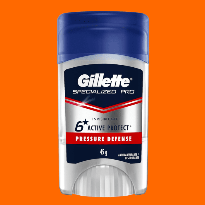 Desodorante Gel Antitranspirante Gillette Clinical Pressure Defense - Gillette