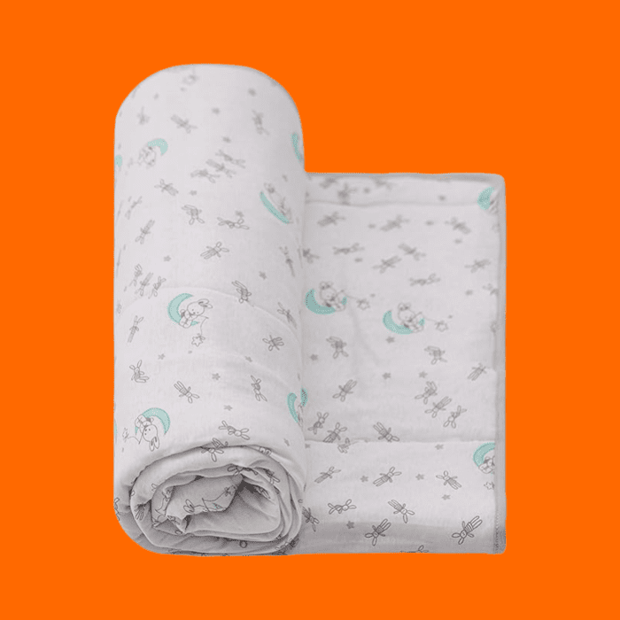 Edredom Infantil Para Cama De Solteiro Papi Malhas Estampado Para Bebê - 2,20M X 1,50M Edredom Infantil Para Cama De Solteiro Papi Malhas Estampado Para Bebê - 2,20M X 1,50M