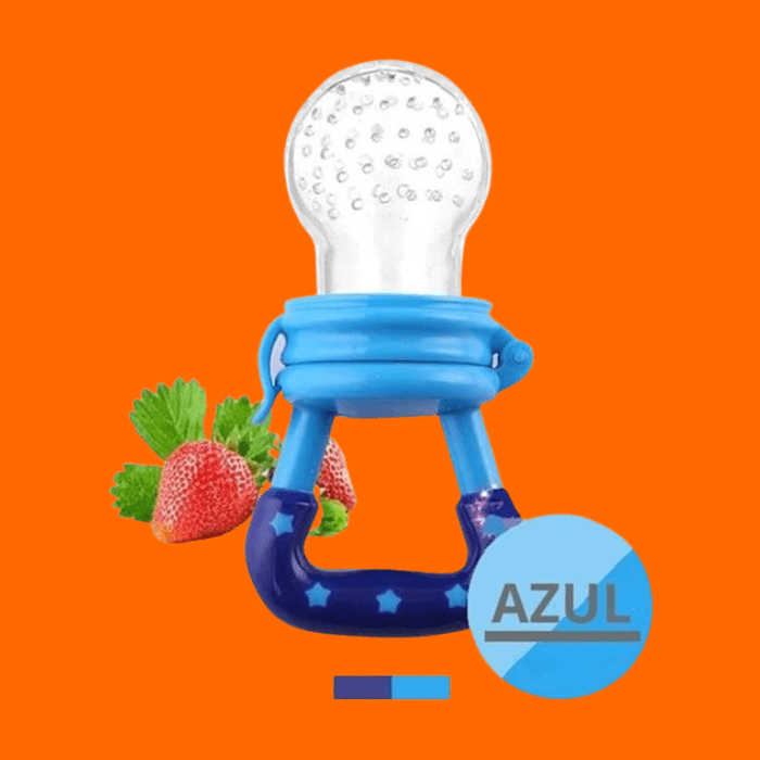 Chupeta Alimentadora Mordedor Porta Frutas Para Bebês Bico De Silicone Chupeta Alimentadora Mordedor Porta Frutas Para Bebês Bico De Silicone