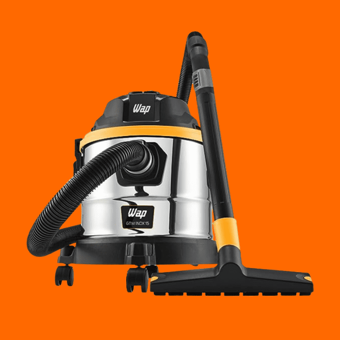 Aspirador De Pó E Água Wap Gtw Inox 15 1700W 146Mbar Robusto 127V Aspirador De Pó E Água Wap Gtw Inox 15 1700W 146Mbar Robusto 127V