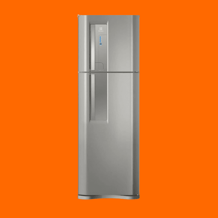 Geladeira Electrolux Top Freezer Inox 382L  (Tf42S) 127V