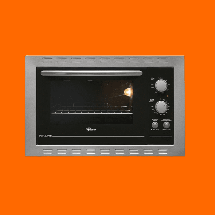 Forno Elétrico De Embutir Fischer Fit Line 44L 220V Forno Elétrico De Embutir Fischer Fit Line 44L 220V