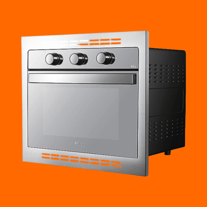 Forno Elétrico De Embutir Philco Cinza - 46L 110V Forno Elétrico De Embutir Philco Cinza - 46L 110V