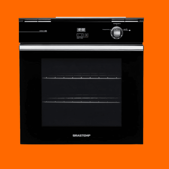 Forno De Embutir A Gás Brastemp Preto 78 L -Boa84Ae 220V Forno De Embutir A Gás Brastemp Preto 78 L -Boa84Ae 220V