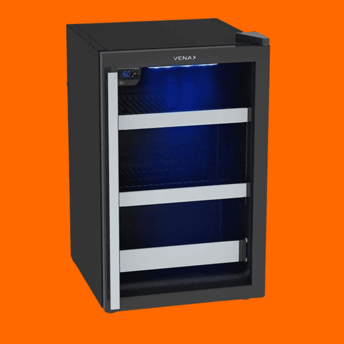 Cervejeira Residencial Venax Blue Light 100L Preto 127V Cervejeira Residencial Venax Blue Light 100L Preto 127V