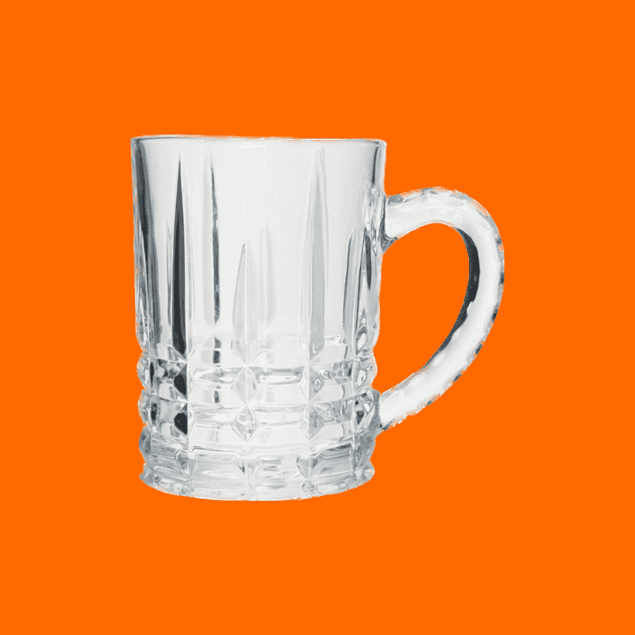 Mimo Style Caneca Para Chopp, Feita Inteiramente de Vidro