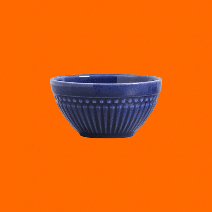 Porto Brasil Conjunto Com 6 Bowl Liso Azul Navy Porto Brasil Conjunto Com 6 Bowl Liso Azul Navy