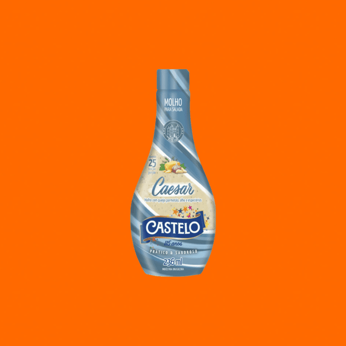 Molho Para Salada Caesar - Castelo Alimentos Molho Para Salada Caesar - Castelo Alimentos