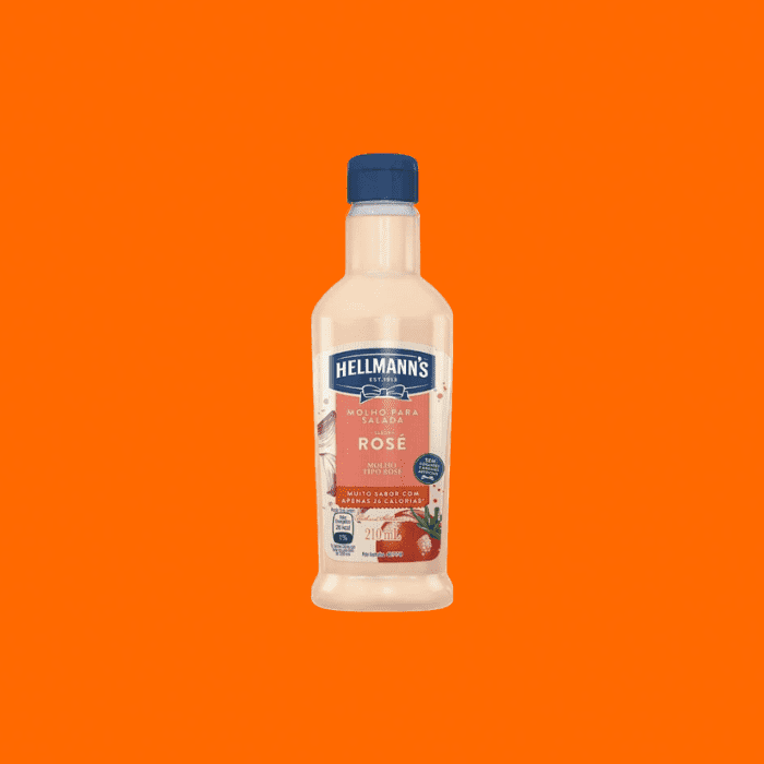 Molho De Salada Rosé - Hellmann's Squeeze Oriental