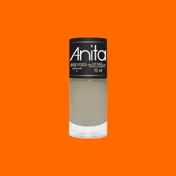 Esmalte Base Fosca Incolor Anita Cosméticos - 10 Ml Esmalte Base Fosca Incolor Anita Cosméticos - 10 Ml