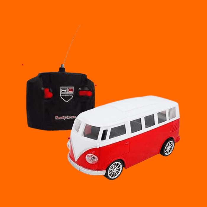 Carrinho De Controle Remiti Brinquedo Kombi Clássica Com Luz Carrinho De Controle Remiti Brinquedo Kombi Clássica Com Luz