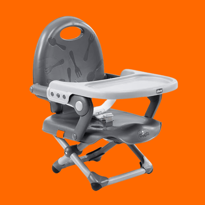Chicco Pocket Snack Assento Elevatório Para Alimentação, Cinza (Dark Grey) Chicco Pocket Snack Assento Elevatório Para Alimentação, Cinza (Dark Grey)