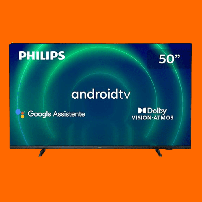 Philips Android Tv 50″ 4K 50Pug7406/78, Google Assistant Built-In