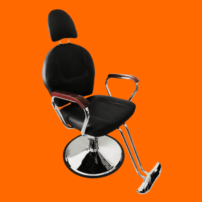 Cadeira Hidráulica Para Barbearia Couro Pu Pel-C1306 Pelegrin