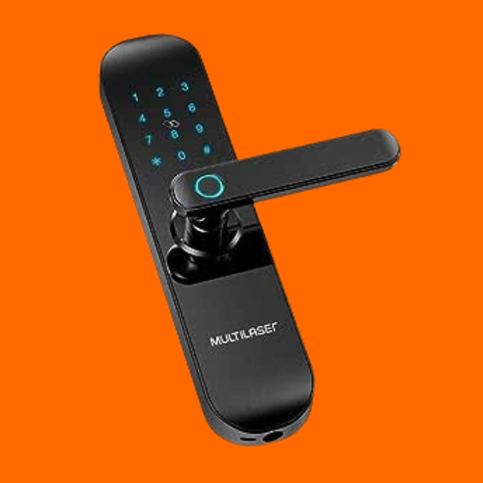 Fechadura Biométrica Inteligente Wi-Fi Se233 - Multilaser Fechadura Biométrica Inteligente Wi-Fi Se233 - Multilaser