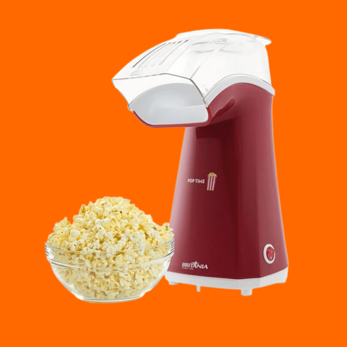 Pipoqueira, Pop Time, Vermelho, 110V – Britânia Pipoqueira, Pop Time, Vermelho, 110V – Britânia